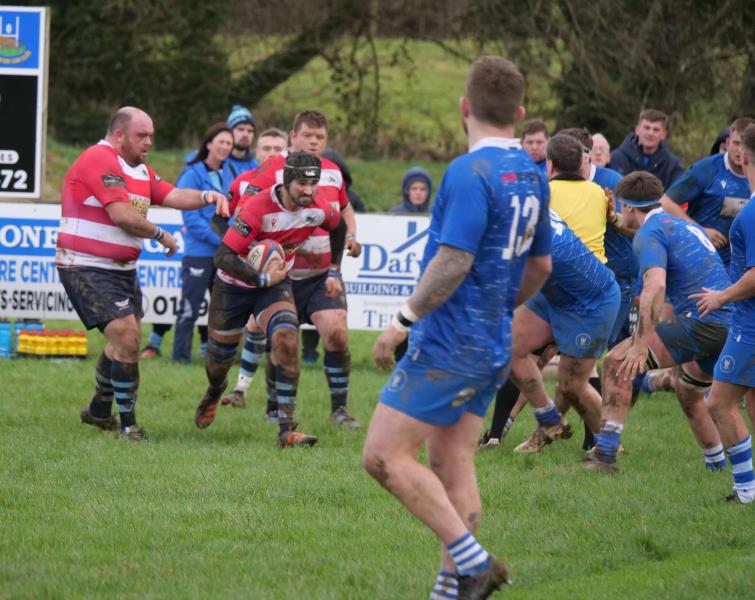 St Clears looking good in attack . . .Picture William John
